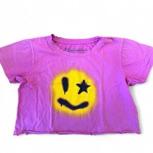 Prince Peter Star Smiley Crop Tee XL